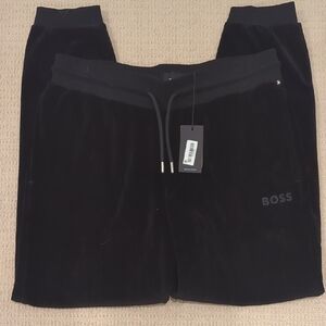 NWT Men's Boss Velour Joggers- Sz M